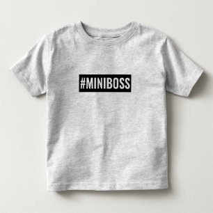 CAMISETA INFANTIL #MINIBOSS
