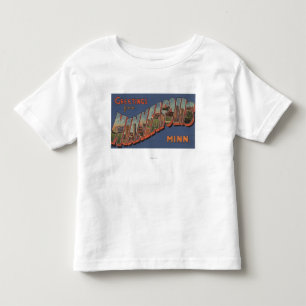 Camiseta Infantil Minneapolis, Minnesota - grandes cenas da letra