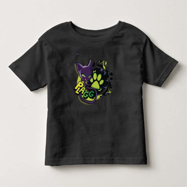 Camiseta Infantil Miraculous Kwami Plagg (Frente)