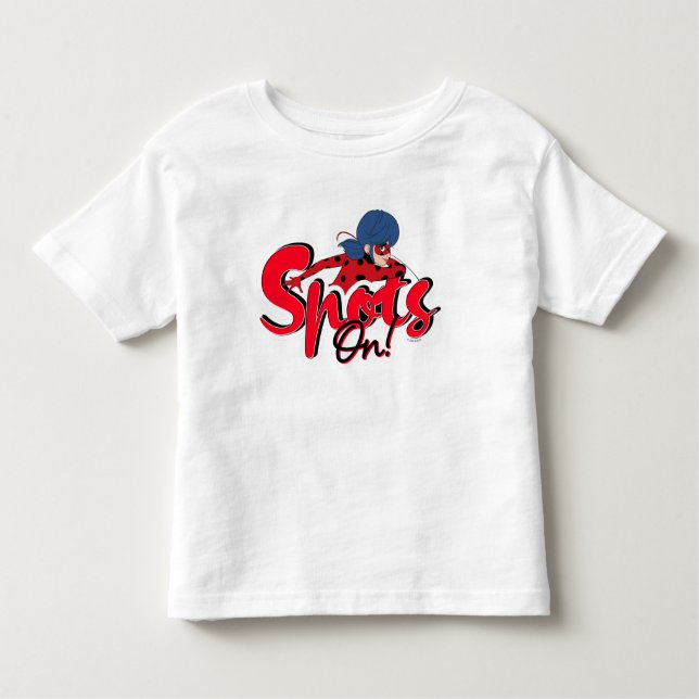 Camiseta Infantil Miraculous Ladybug | Pontos Em (Frente)