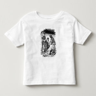 Camiseta Infantil Miséria em China, c.1875 (foto de b/w)