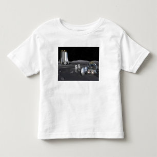 Camiseta Infantil Missões futuras 3 da exploração do espaço