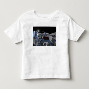 Camiseta Infantil Missões futuras 7 da exploração do espaço