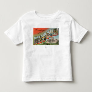 Camiseta Infantil Missouri (construção principal) - grande letra