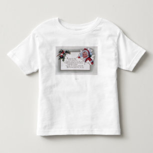 Camiseta Infantil Miúdo de GreetingLittle do Natal através do pape