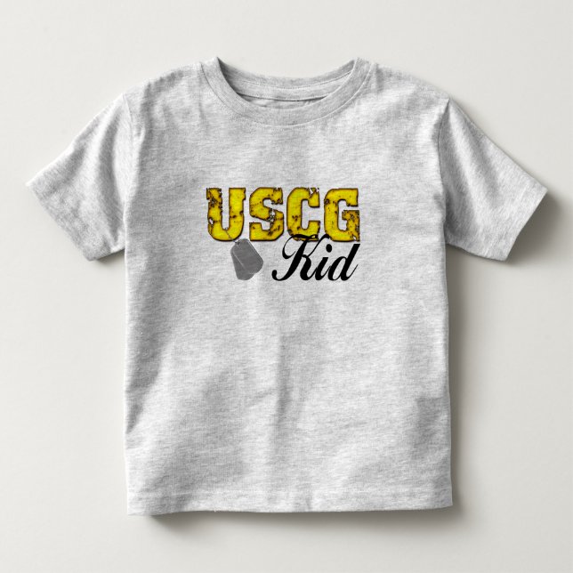 Camiseta Infantil Miúdo de USCG (Frente)
