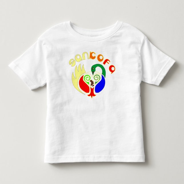 CAMISETA INFANTIL MIÚDO RETRO DE SANKOFA (Frente)