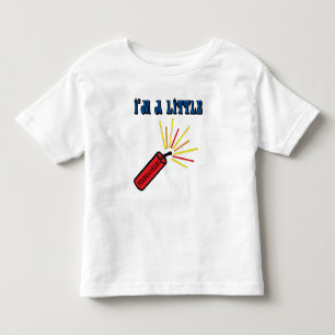 Camiseta Infantil Miúdos 4ns de t-shirt de julho
