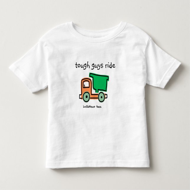 Camiseta Infantil miúdos da escavadora (Frente)