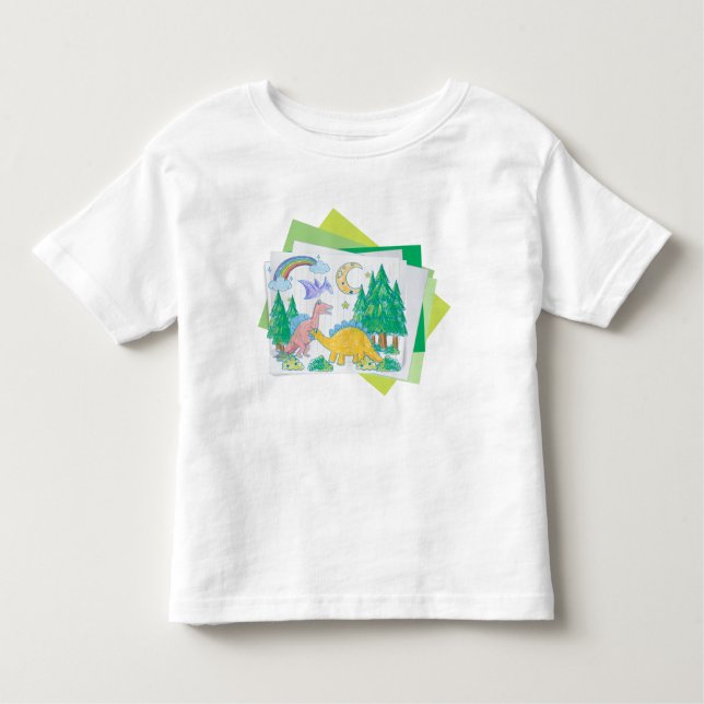 Camiseta Infantil miúdos de toodle (Frente)