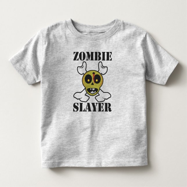 Camiseta Infantil Miúdos do assassino do zombi (Frente)