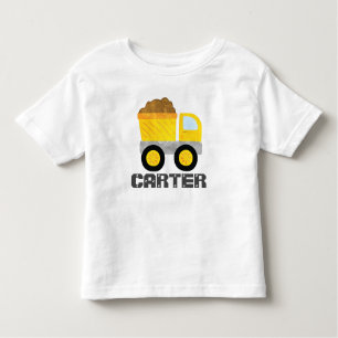 Camiseta Infantil Miúdos do t-shirt do camião basculante da