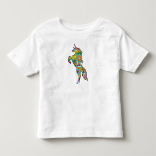 Camiseta Infantil Miúdos do unicórnio