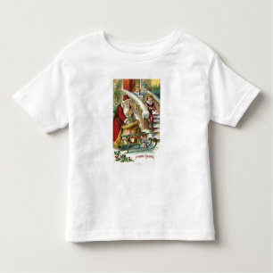 Camiseta Infantil Miúdos que funcionam para cumprimentar o papai