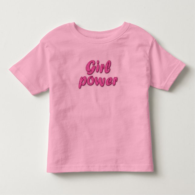 Camiseta Infantil "Moça-Poder", Toddler T-Shirt (Frente)
