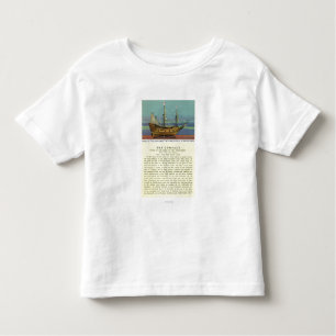 Camiseta Infantil Modelo de Mayflower