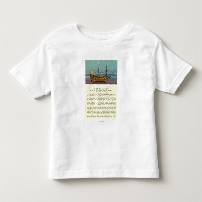 Camiseta Infantil Modelo de Mayflower (Frente)