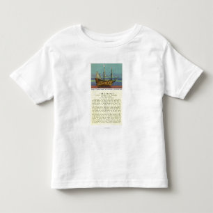 Camiseta Infantil Modelo de Mayflower