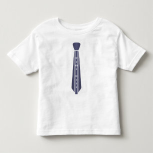 Camiseta Infantil Modelo de nome de gravata de vintage moderno perso