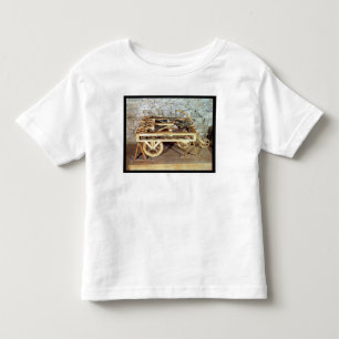 Camiseta Infantil Modelo de um carro conduzido nos primaveras