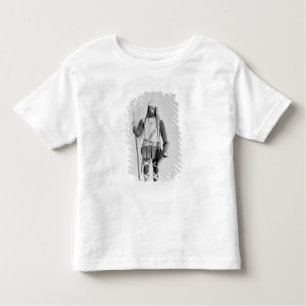 Camiseta Infantil Modelo de um guerreiro Frankish