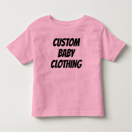 Camiseta Infantil Modelo de Vazio de T-Shirt para Toddler Personaliz
