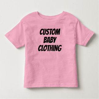 Camiseta Infantil Modelo de Vazio de T-Shirt para Toddler Personaliz