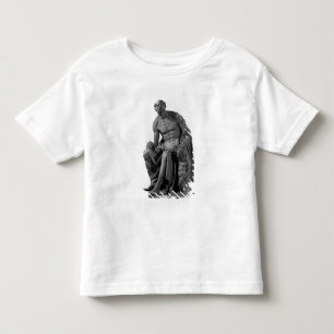 Camiseta Infantil Modelo para um monumento a Jean-Jacques Rousseau