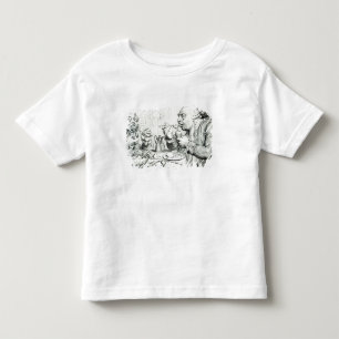 Camiseta Infantil Moderação que aprecia uma refeição frugal