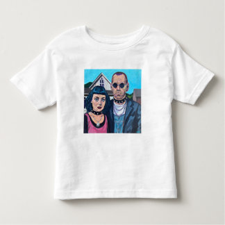 Camiseta Infantil Modern American Gothic Art - Grant Woods Inspired
