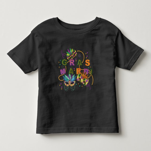 Camiseta Infantil Modern Mardi Gras (Frente)