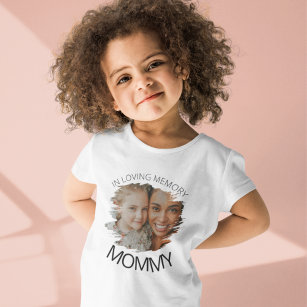 Camiseta Infantil Moderno   Crianças   Shirt Memorial de Foto Smudge