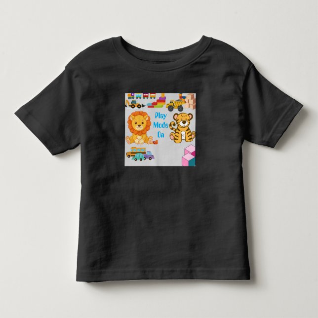 Camiseta Infantil Modo de Jogo Ativado (Frente)