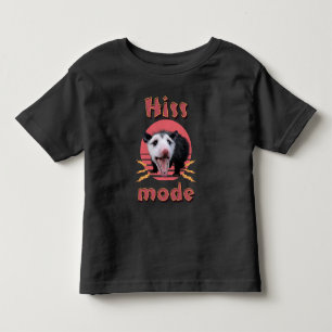 Camiseta Infantil Modo de Sibilo Possum Divertido Animal Caótico