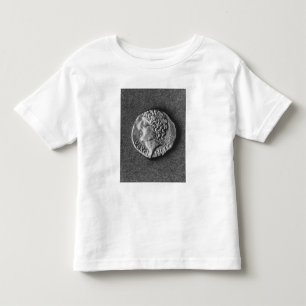 Camiseta Infantil Moeda que carrega a efígie de Vercingetorix