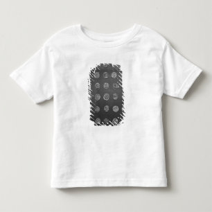 Camiseta Infantil Moedas bizantinas e romanas, 04-10o século