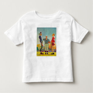 Camiseta Infantil Moin Toss por Norman Rockwell