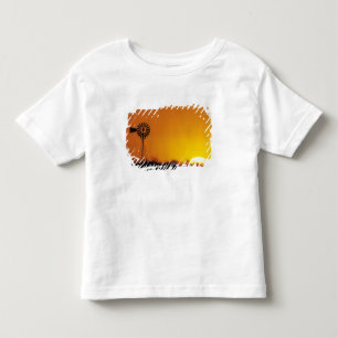 Camiseta Infantil Moinhos de vento ao pôr do sol, Sinton, Texas, EU