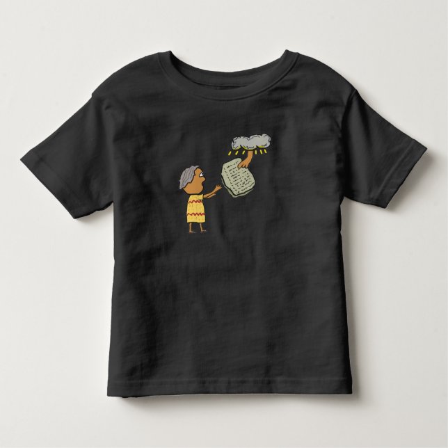 Camiseta Infantil Moisés e os Dez Mandamentos (Frente)