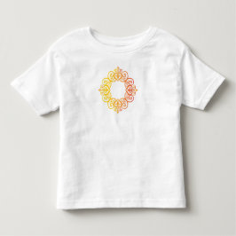 Camiseta Infantil Moldura Ornamentada Vintage Borda Decorativa Elega