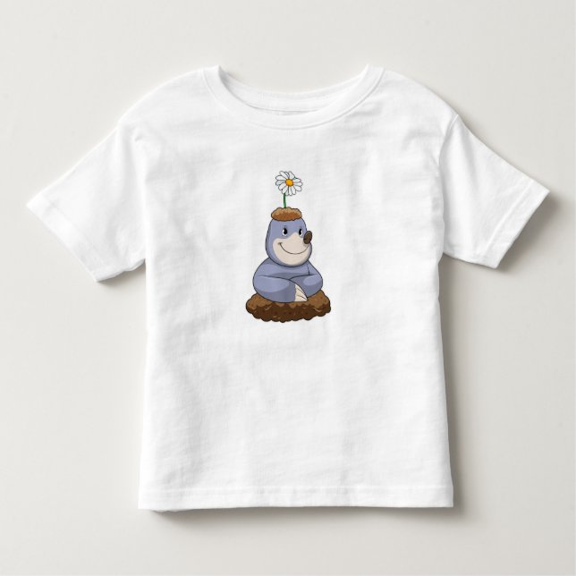 Camiseta Infantil Mole com Daisy Flower (Frente)