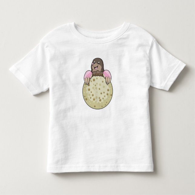 Camiseta Infantil Mole com Lua (Frente)