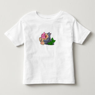 Camiseta Infantil Mole com sorvete de waffle