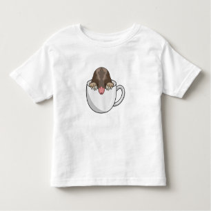 Camiseta Infantil Mole com Taça de Café