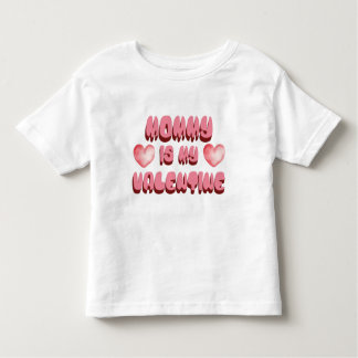 Camiseta Infantil Mommy is my Valentine