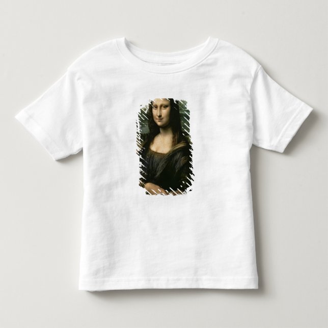 Camiseta Infantil Mona Lisa, c.1503-6 (Frente)