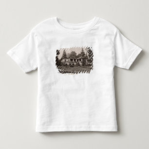 Camiseta Infantil Monastério de Teik Kyaung, ilha do dedo do pé do