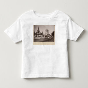 Camiseta Infantil Monastério e pagodes de Wayzayanda em Moulmein
