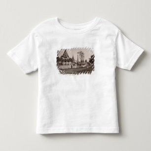Camiseta Infantil Monastério e pagodes de Wayzayanda em Moulmein