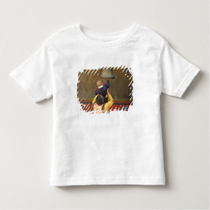 Camiseta Infantil Monge budista tibetano levantando um garoto para t